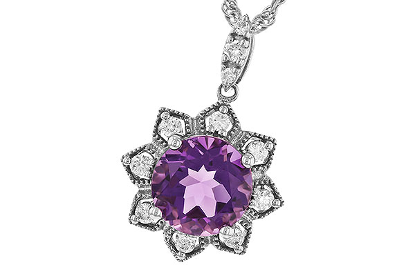 D328-86722: NECK 1.70 AMETHYST 1.87 TGW (8MM RD)