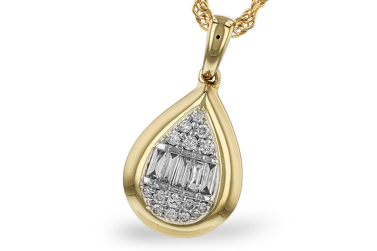 D328-90295: NECKLACE .08 BAG .16 TW