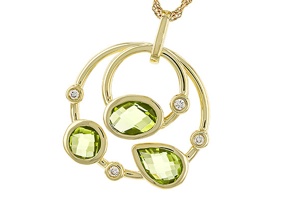 D329-73013: NECKLACE 2.20 PERIDOT 2.26 TGW