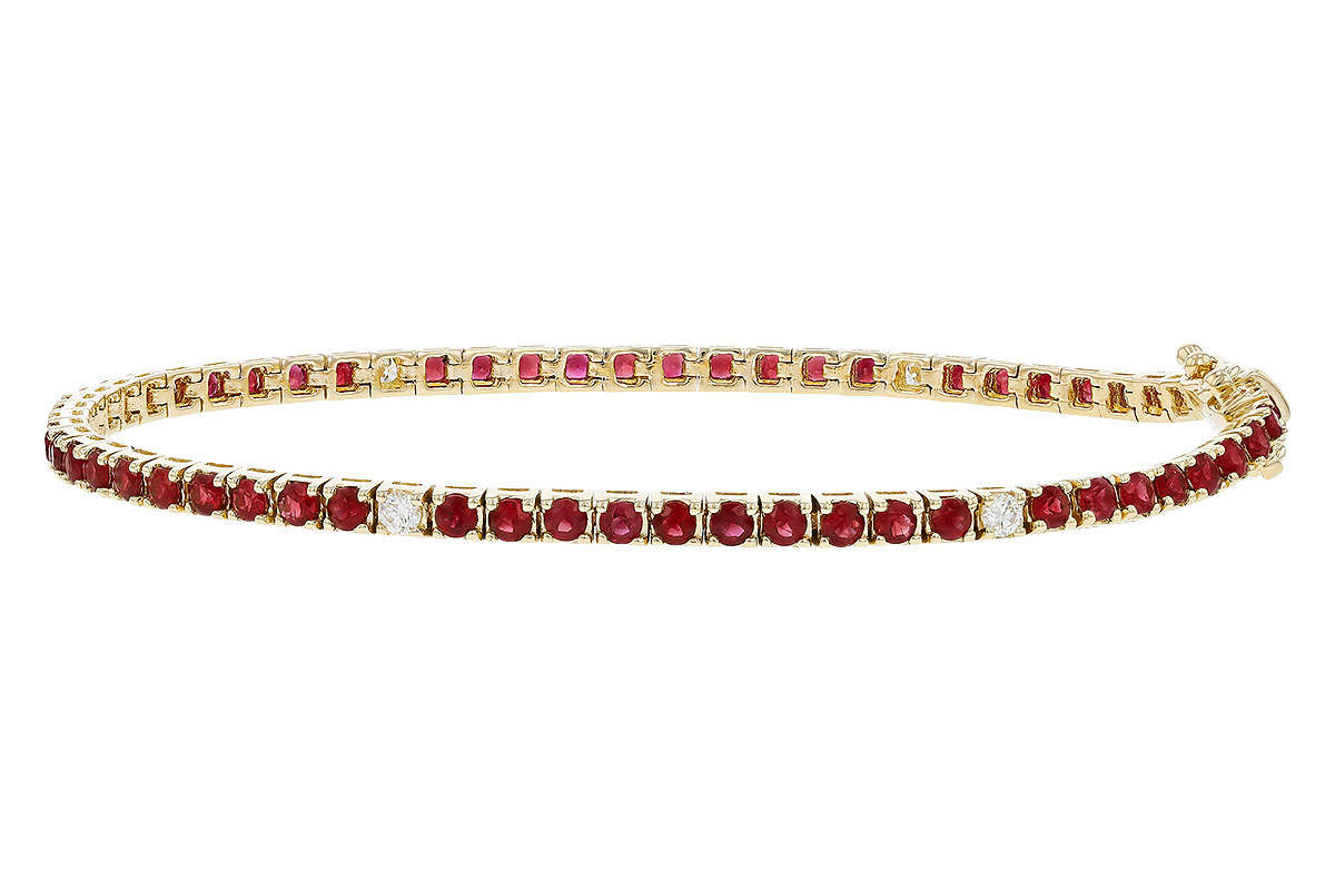 D329-73995: BRACELET 3.04 RUBY 3.29 TGW (7")
