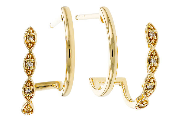 D329-76649: EARRINGS .03 TW