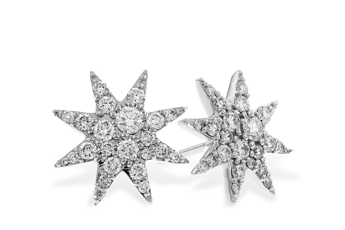 D329-79395: EARRINGS .50 TW