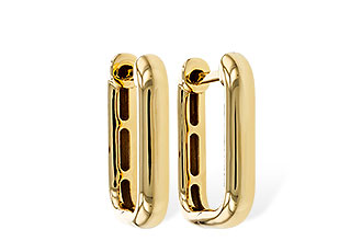 D329-79449: GOLD EARRINGS (15MM)