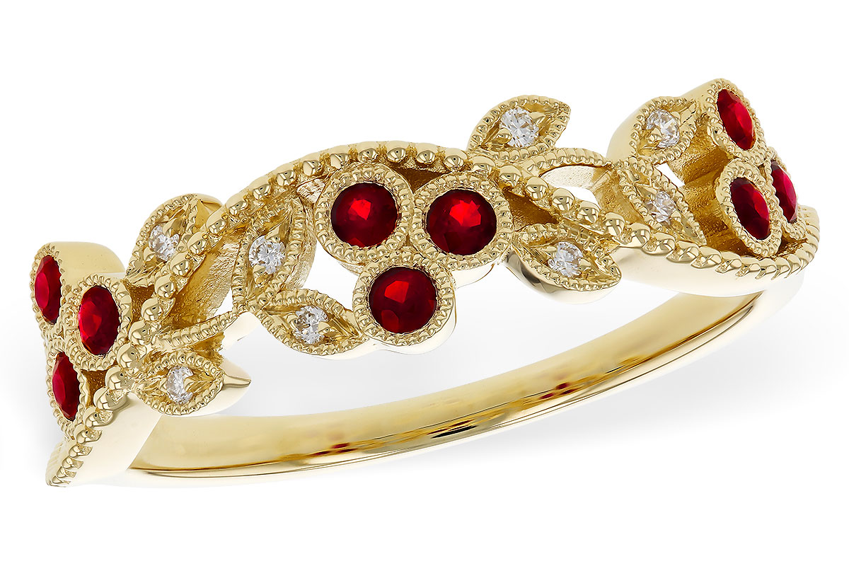 D329-81186: LDS DIA RG .22 RUBY TW .28 TGW