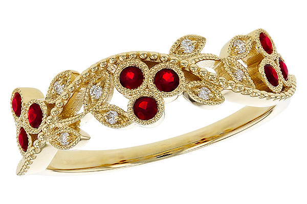 D329-81186: LDS DIA RG .22 RUBY TW .28 TGW