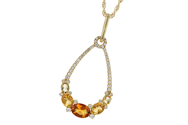 E243-40340: NECK 1.29 CITRINE 1.49 TGW