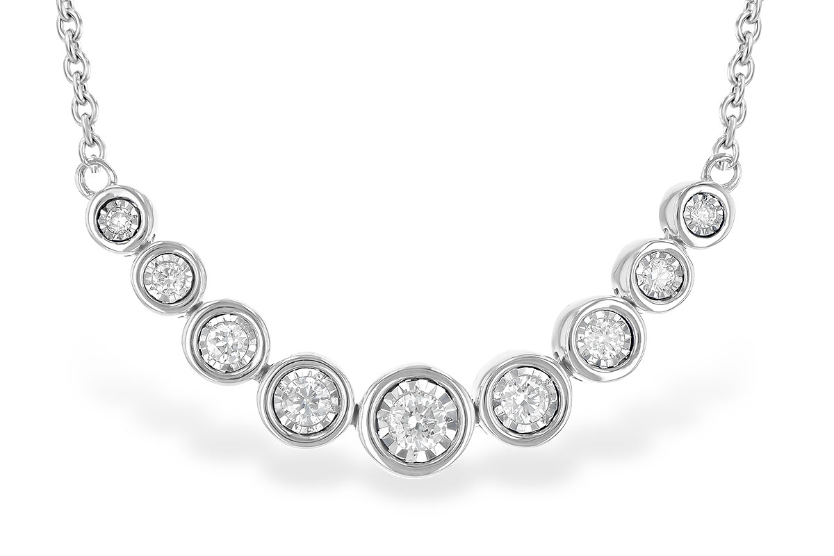 E245-23022: NECKLACE .25 TW (18")