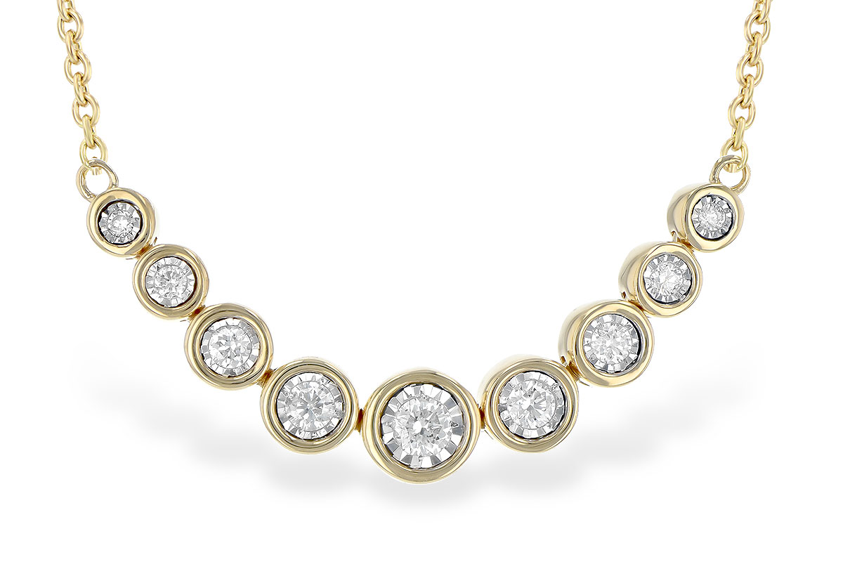 E245-23022: NECKLACE .25 TW (18")