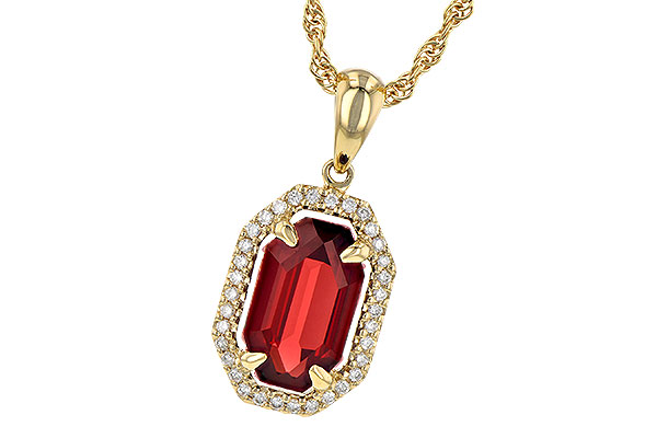 E245-23967: NECK 1.66 GARNET 1.75 TGW