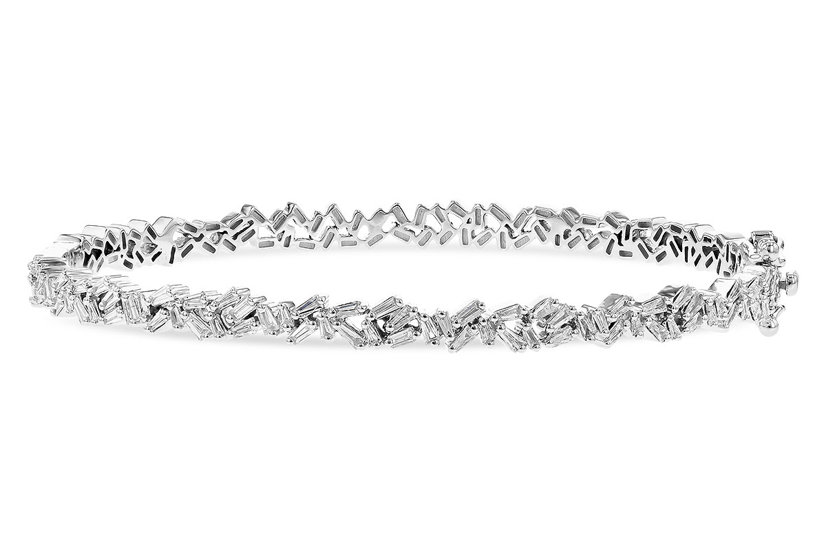 E327-92140: BANGLE .84 TW BAGUETTE DIAS