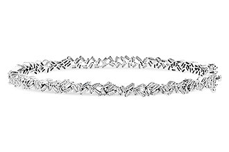 E327-92140: BANGLE .84 TW BAGUETTE DIAS