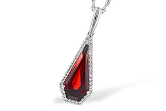 E327-93004: NECK 4.00 GARNET 4.17 TGW