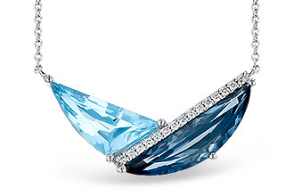 E327-93967: NECK 4.66 BLUE TOPAZ 4.75 TGW