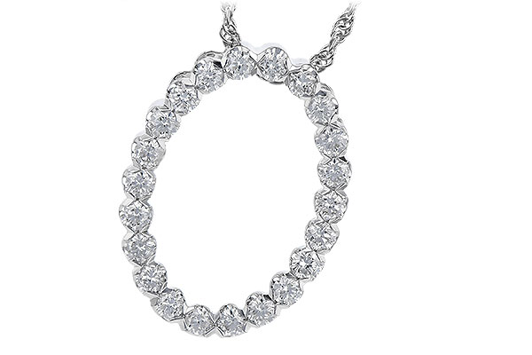 E327-95813: NECKLACE .50 TW