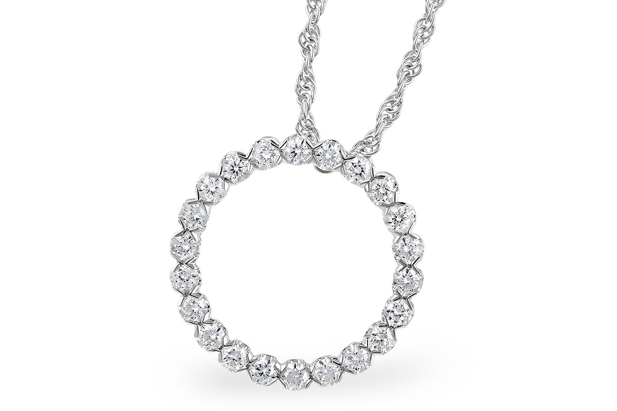 E327-96640: NECKLACE .50 TW