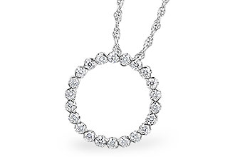 E327-96640: NECKLACE .50 TW
