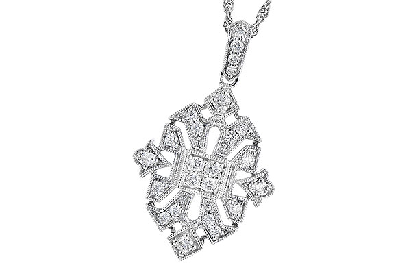 E327-96676: NECKLACE .40 TW