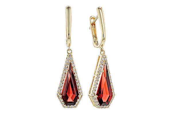 E328-83949: EARR 3.16 TW GARNET 3.40 TGW