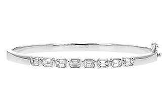 E328-84867: BANGLE 2.00 TW EMERALD CUTS