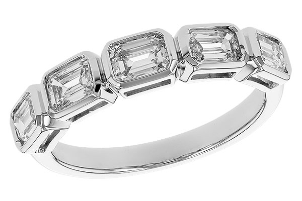E328-86722: LDS DIA WED RG 1.20 TW EMERALD CUTS