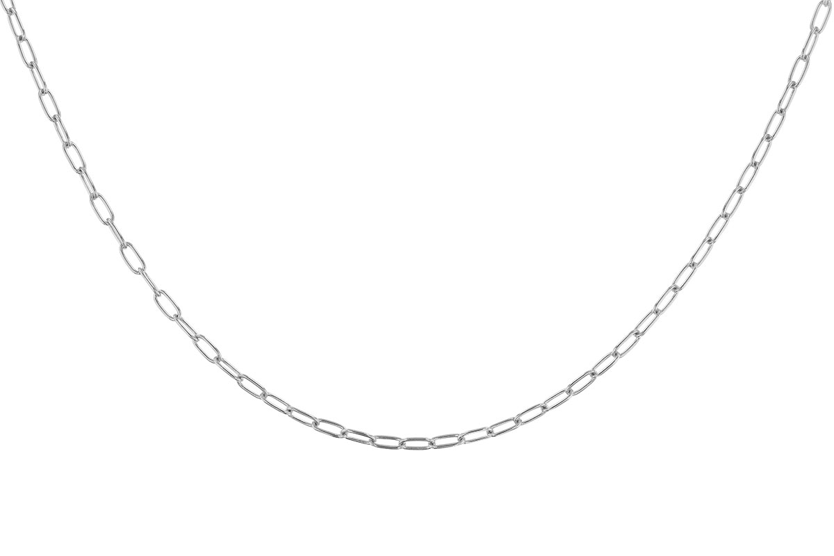 E328-87604: PAPERCLIP SM (18IN, 2.40MM, 14KT, LOBSTER CLASP)
