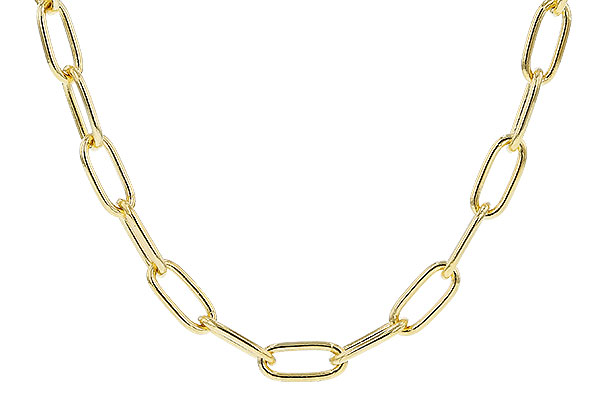 E328-87604: PAPERCLIP SM (18", 2.40MM, 14KT, LOBSTER CLASP)