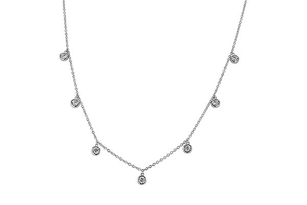 E328-89404: NECKLACE .32 TW (18")