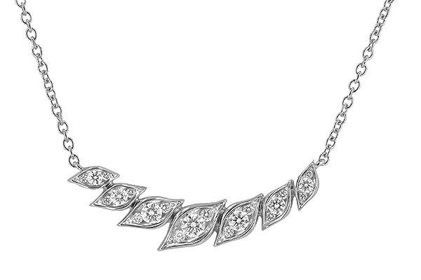E329-73031: NECKLACE .36 TW
