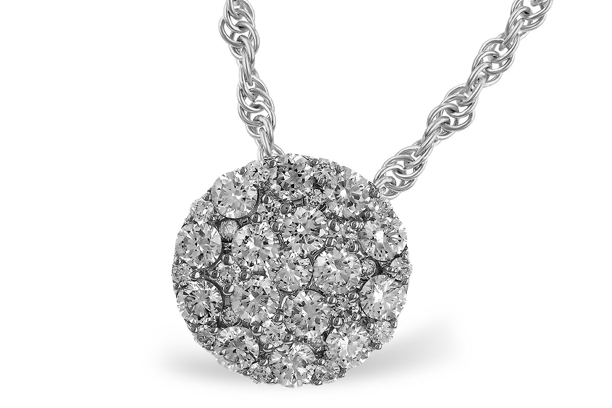 E329-73049: NECKLACE .50 TW
