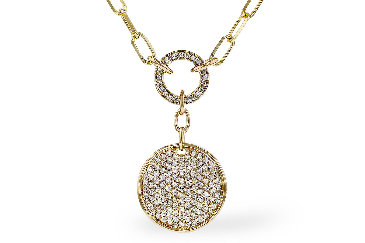 E329-74840: NECKLACE .92 TW (17")