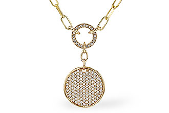 E329-74840: NECKLACE .92 TW (17")