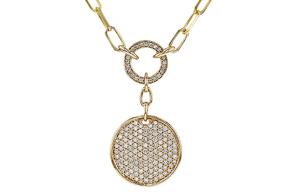 E329-74840: NECKLACE .92 TW (17")