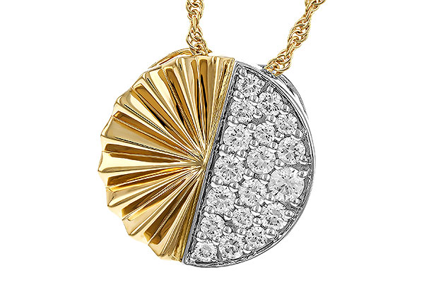 E329-79367: NECKLACE .50 TW