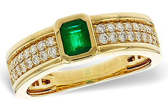 E329-79440: LDS RG .42 EMERALD .75 TGW (5x4MM EM)