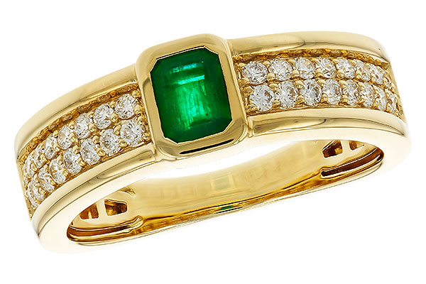 E329-79440: LDS RG .42 EMERALD .75 TGW (5x4MM EM)