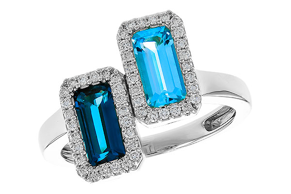 E329-81195: LDS RG 1.68 TW BLUE TOPAZ 1.90 TGW
