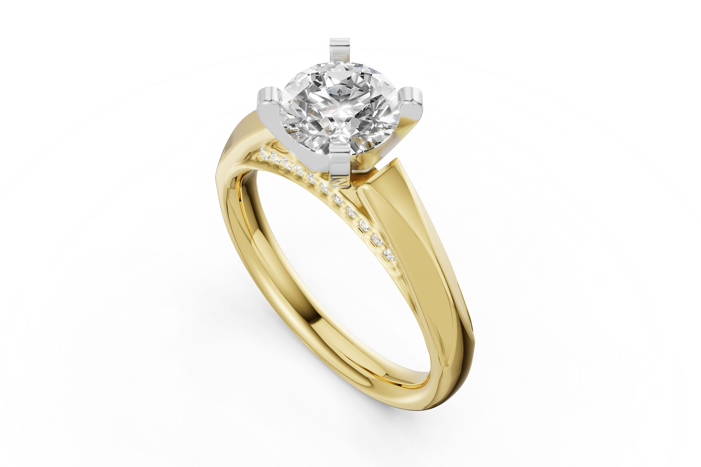 E330-64822: LDS SEMI DIA RG .08 TW