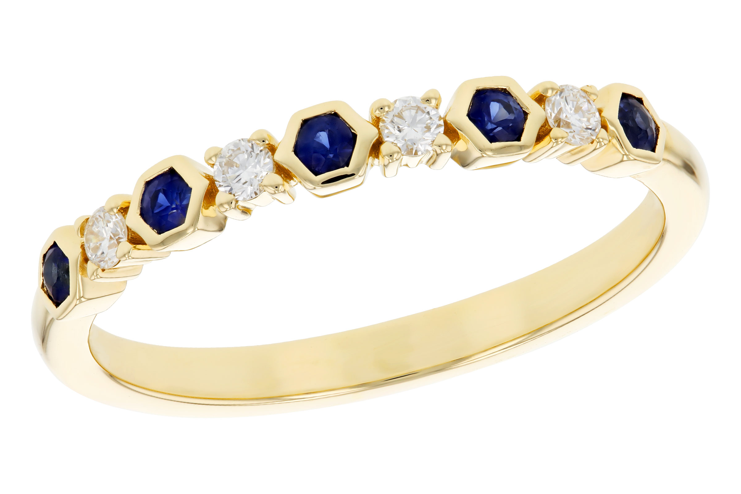 E330-66676: LDS WED RG .14 TW SAPPHIRE .24 TGW