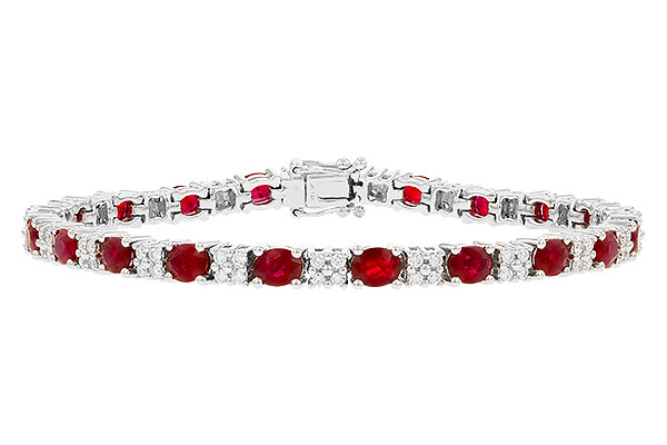 F055-19422: BRACELET 7.10 RUBY 7.92 TGW