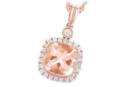 F241-56685: NECK 1.09 MORGANITE 1.26 TGW (7MM MORG)