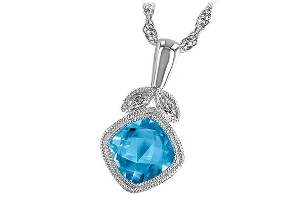 F241-61222: NECK 1.05 BLUE TOPAZ 1.06 TGW