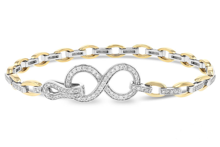 F243-40349: BRACELET 1.00 TW (YG & WG)