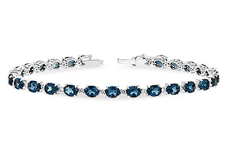 F244-29376: BRACELET 8.97 LONDON BLUE TPZ 9.55 TGW