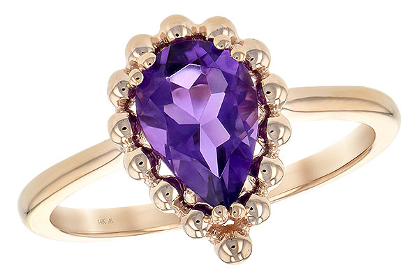 F244-31249: LDS RING 1.06 CT AMETHYST