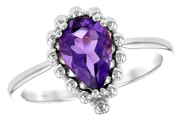 F244-31249: LDS RING 1.06 CT AMETHYST