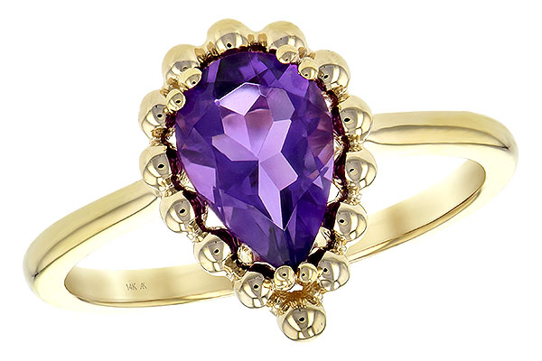 F244-31249: LDS RING 1.06 CT AMETHYST