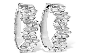 F245-23076: EARR .70 TW BAGUETTE DIAS
