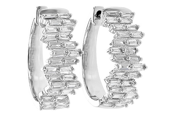 F245-23076: EARR .70 TW BAGUETTE DIAS