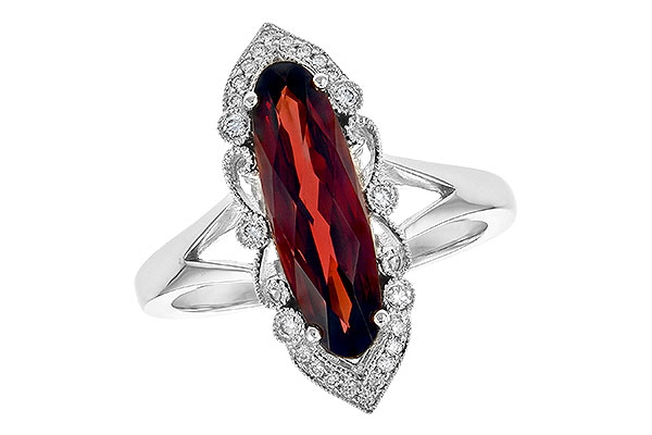 F245-23976: LDS RG 2.58 GARNET 2.70 TGW