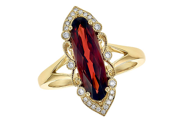 F245-23976: LDS RG 2.58 GARNET 2.70 TGW